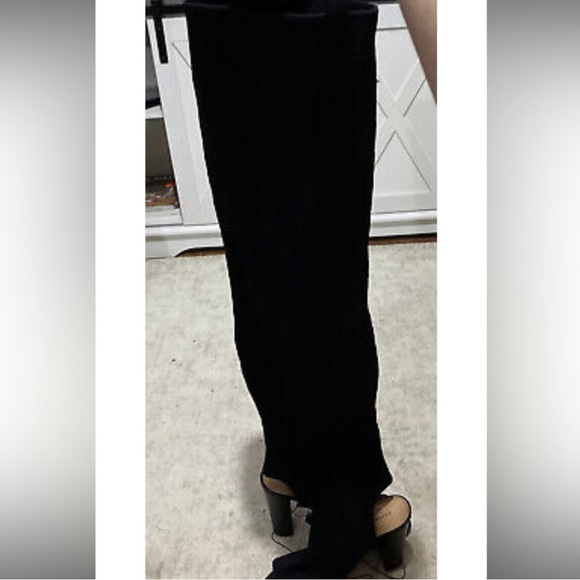 New with tags (no box) Express peep toe boots. Size 7. - Picture 2 of 2